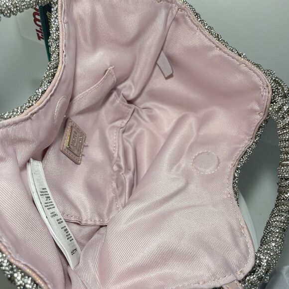 WICKED ALDO Wickedly Beautiful Glamorousgal Glinda Rhinestone Bling Handbag Pink - Picture 6 of 9